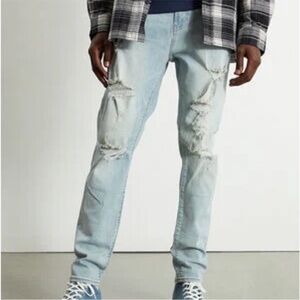 PacSun Light Blue Distressed Jeans